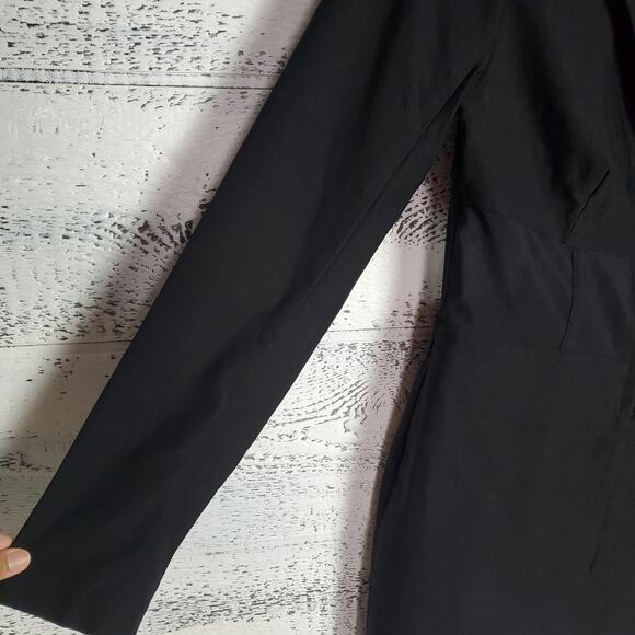 Michael Costello x REVOLVE Black Mesh Panel Blazer Sz S Dress NWT Cocktail - Picture 4 of 12